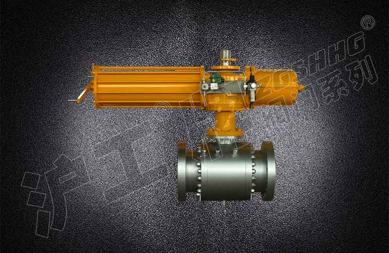 气动固定锻钢球阀